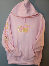 Load image into Gallery viewer, Hoodie: American Bully Silhouette Gold Holograph