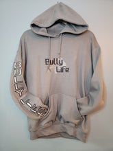 Load image into Gallery viewer, Hoodie: Bully Life Front Logo with Bully life Arm