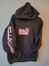 Load image into Gallery viewer, Hoodie : Black American Bully Silhouette with Bully Life Arm