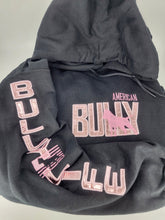 Load image into Gallery viewer, Hoodie : Black American Bully Silhouette with Bully Life Arm