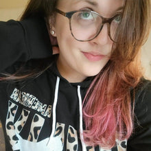 Load image into Gallery viewer, Hoodie: American Bully Silhouette - Leopard with Bully Life Arm