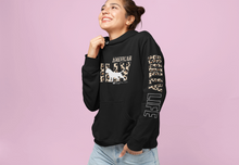 Load image into Gallery viewer, Hoodie: American Bully Silhouette - Leopard with Bully Life Arm