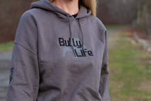 Load image into Gallery viewer, Hoodie: Bully Life Center Front Logo - no arm logo