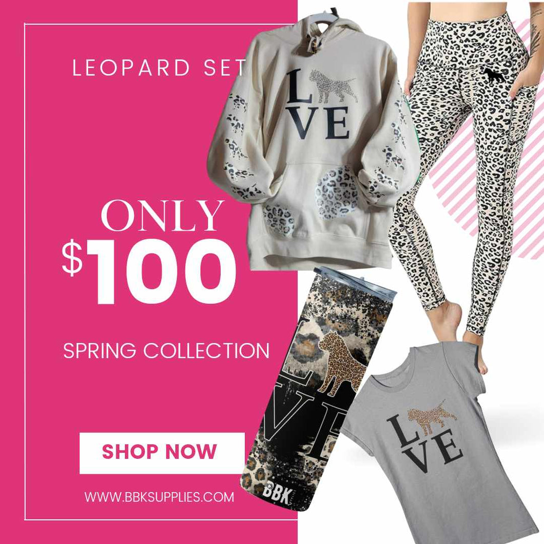 SET: Leopard Spring Collection Set