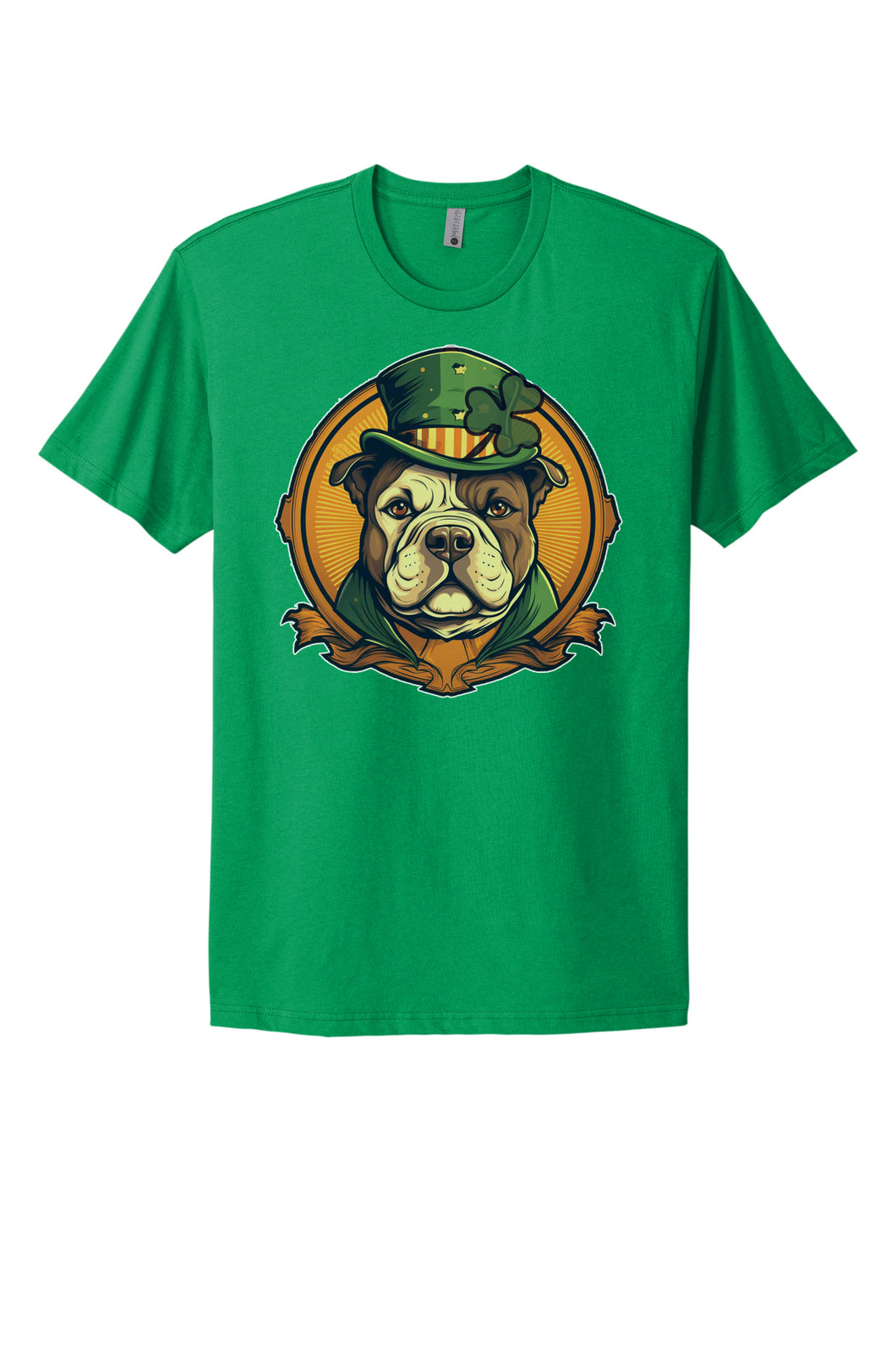 T-Shirt : American Bully Silhouette - St Patrick - Leprechaun Bully
