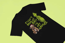 Load image into Gallery viewer, T-Shirt American Bully Grinch - if my bully can&#39;t go, I&#39;m not going
