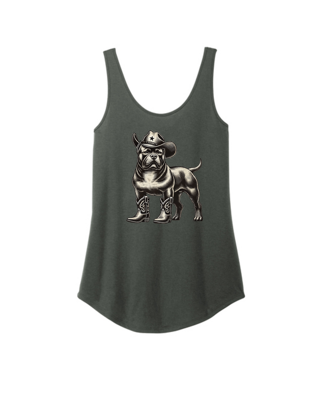 Tank Top - District Brand - Charcoal - MUTLIPLE IMAGE OPTIONS