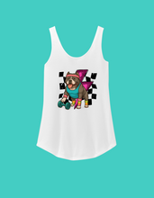 Load image into Gallery viewer, Tank Top - District Brand - White - MUTLIPLE IMAGE OPTIONS
