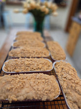 Load image into Gallery viewer, BecX Bakery banana coffee cake breads with cinnamon streusel topping
