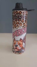 Load and play video in Gallery viewer, Tumbler - 20oz - American Bully Mom - Leopard
