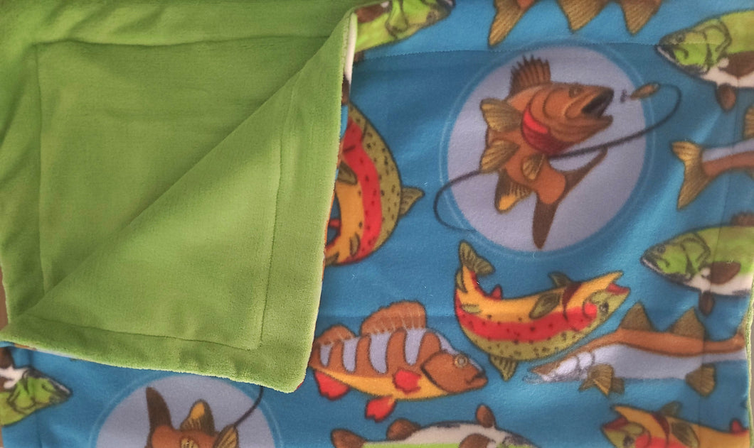 Kennel Blanket - fleece double sided - large