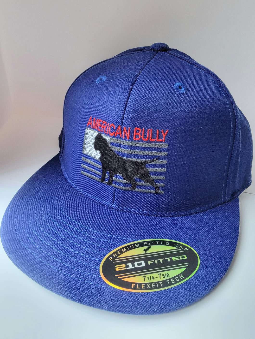 Fitted Ball Cap: American Bully Flag