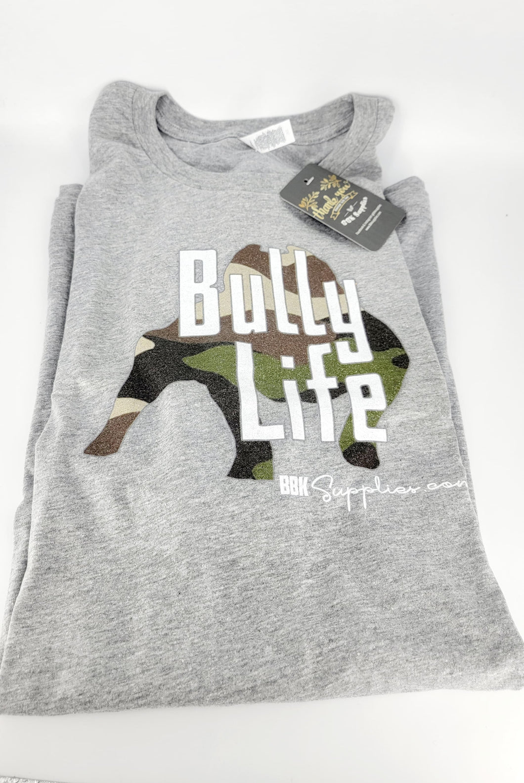 Short Sleeve Shirt - Bully Life - Army Camo Printed