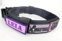 Load image into Gallery viewer, Tactical Collar with Custom Star Wars Theme Patches - Purple
