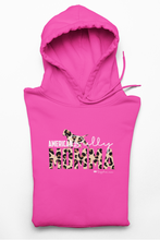 Load image into Gallery viewer, Hoodie - American Bully Momma - Leopard with Bully Life Arms
