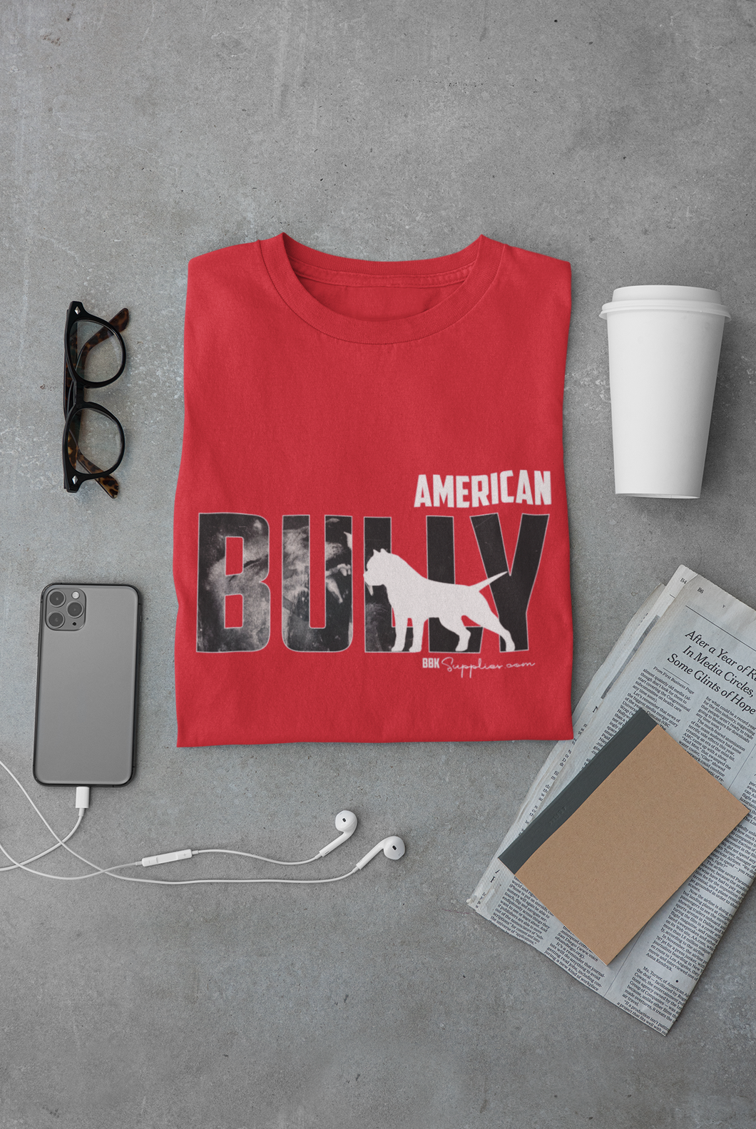 T-Shirt American Bully Silhouette - Roar