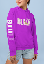 Load image into Gallery viewer, Hoodie: Unicorn American Bully Silhouette with Bully Life Arm
