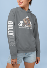 Load image into Gallery viewer, Hoodie: Abadass American Bully Dad - With Bully Life Arm
